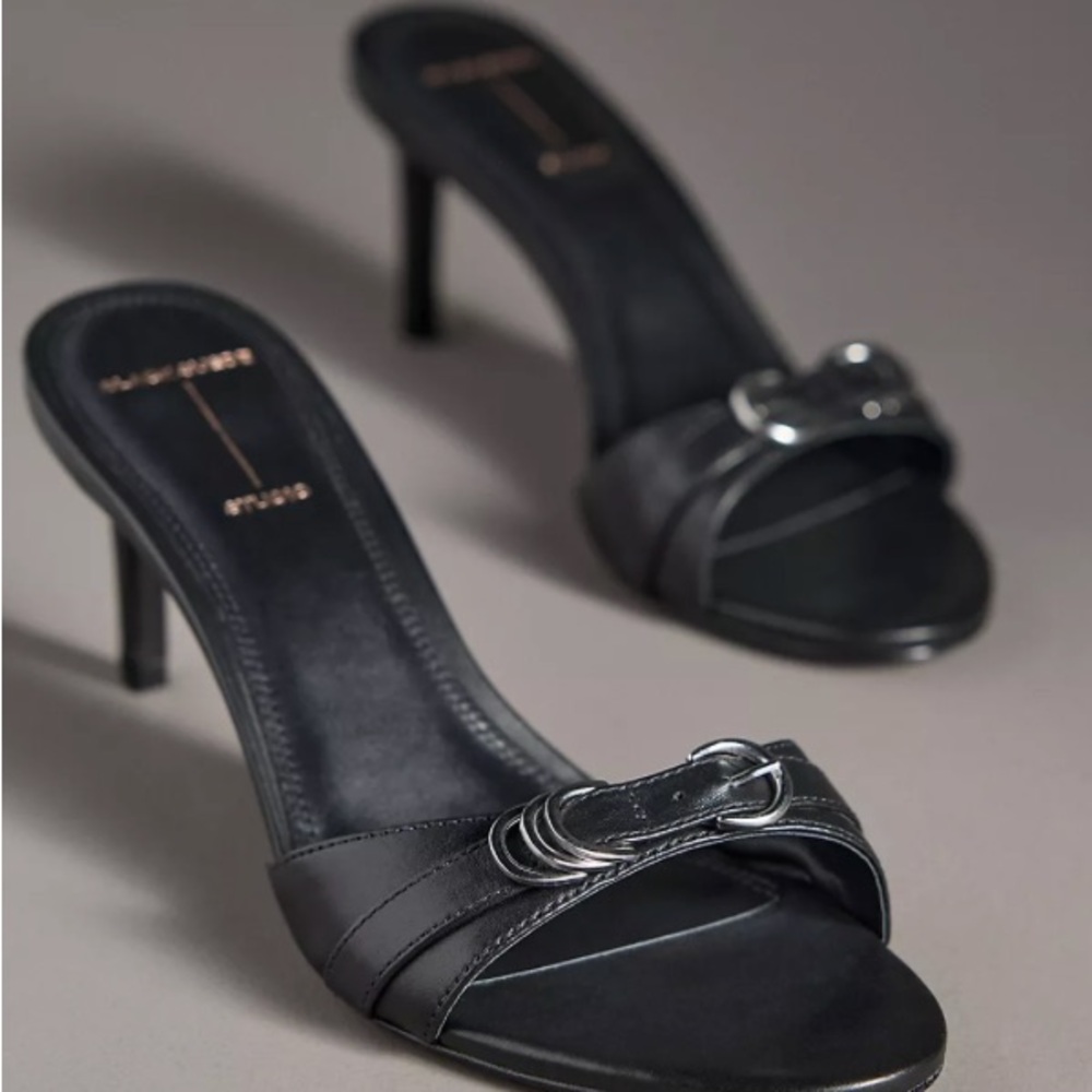 Black Suede Studio Joanna Mules